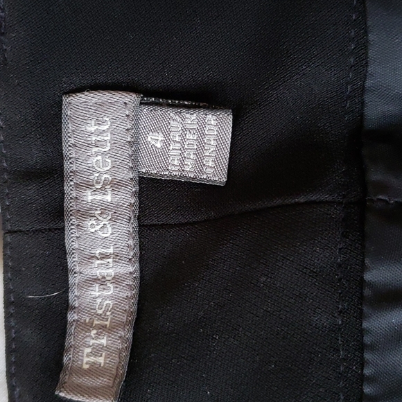 Tristan & Iseut black whide leg pants 👖 - Picture 4 of 10